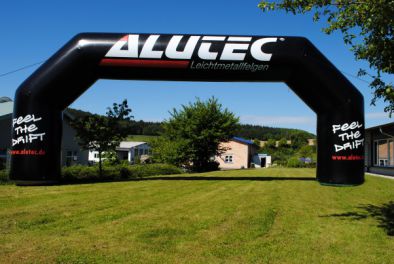 Aufblasbarer Torbogen Classic 10m für Alutec