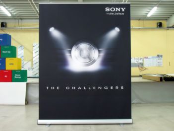 Rollup Banner Mega High für Sony
