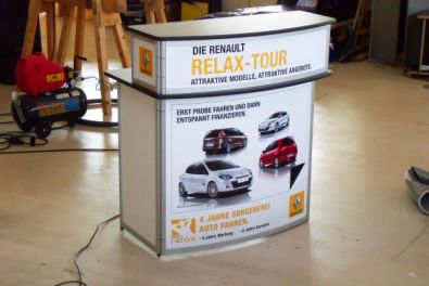 Promotiontheke Curved-Deluxe für Renault