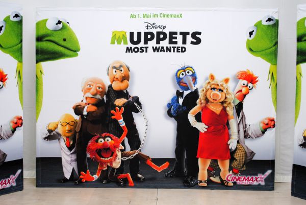 Die Muppets jetzt auch auf Faltwand