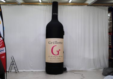 Aufblasbare Weinflasche 5m für Grillette