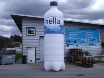 Aufblasbare Flasche für Hella