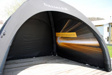 Pneumatisches Zelt 4x4m für Daimler