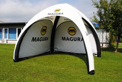 Pneumatisches Zelt 4x4m für Magura
