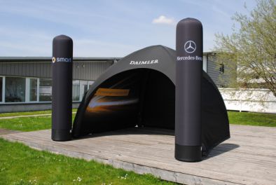 Pneumatisches Zelt 4x4m für Daimler