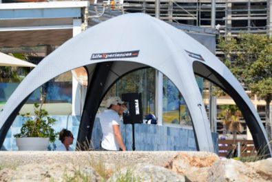 Pneumatisches Zelt für Life Experiences Mallorca