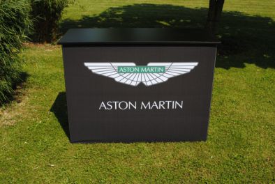 Promotiontheke Textile für Aston Martin