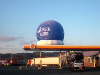Standballon 8m für Joker Casino