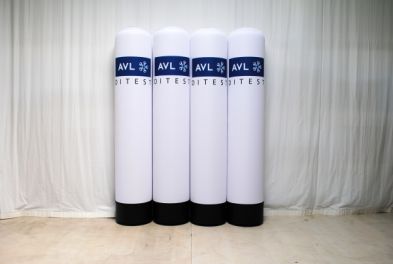 Werbesäulen Silent 3m für AVL