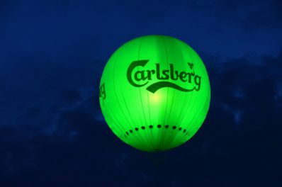Leuchtballon 5m für Carlsberg