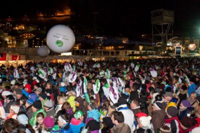 Crowd Ball für Sony Ericsson in Ischgl